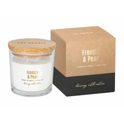 eoshop Sveča v kozarcu FRESSIA&PEAR ECO dišeče 300g