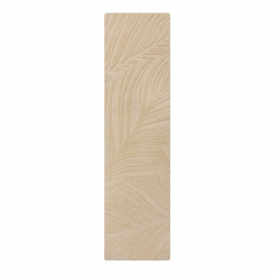 Bež volneni tekač 60x230 cm Lino Leaf - Flair Rugs