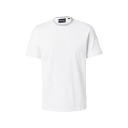 Lyle & Scott Majica pegasto siva/bela