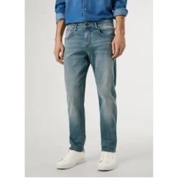 Pepe Jeans za moške. PM2083958AD Kavbojke Straight Cash blue (40/30), Modra, Priložnostno, Bombaž, Džins