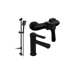 Mexen Sabre DF62 set za prhanje, črn - 72104DF62-70