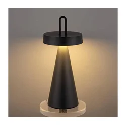 LED prigušiva spoljašnja punjiva dodirna stona lampa HALO LED/1,5W/3,7V 3000 mAh IP44 crna