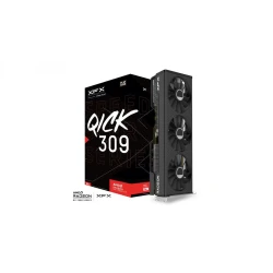 XFX SPEEDSTER QICK308 RADEON RX7600 BLACK Gaming Graphics Card with8GB GDDR6 HDMI 3xDP, AMD RDNA™ 2