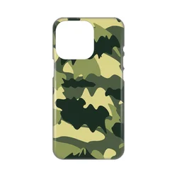 Silikonska maska za iPhone 14 Pro 6.1 Army Print Skin maslinasta