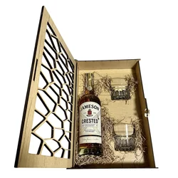 Jameson Crested Gift Box 2 čaše - model saće