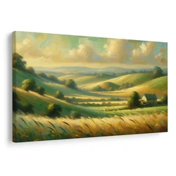 Slika zlata polja pri samoti - 150x100