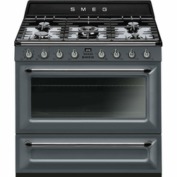 SMEG prosto stoječ štedilnik TR90GMGR, siva