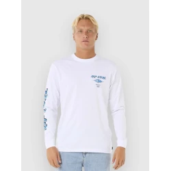 Rip Curl Fade Out Icon moška majica z dolgimi rokavi white