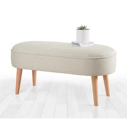 Atelier del Sofa Tabure 100x40x47cm, Krem