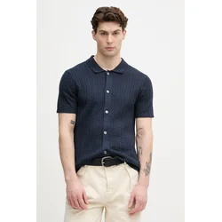 JOOP! Srajca Tristao 30101510 Mornarsko modra Regular Fit