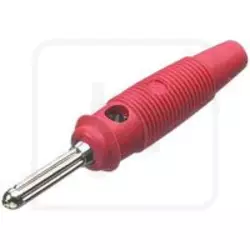 Banana 4mm Hirschmann Buela 20K crvena