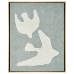 BLODFLÄDER Slika, dve ptice, 40x50 cm