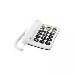 doro Vrpčasti telefon za starije osobe DORO PHONEEASY 331 ph, bez zaslona, bijel, 380002