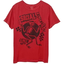 Social Distortion Speakeasy Checkerboard Red XL Majica