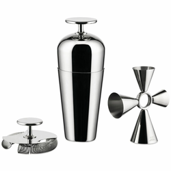 Set za koktajle, 3 kosi, nerjaveče jeklo, Alessi