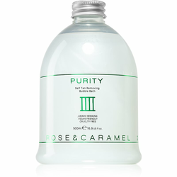 Rose & Caramel Purity pjena za uklanjanje proizvoda za samotamnjenje za kupke 500 ml