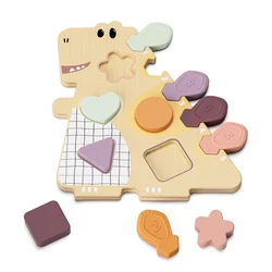 TOPBRIGHT Montessori sorter oblika – Nasmejani dinosaurus
