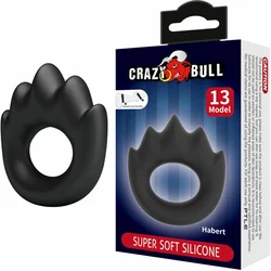 Crazy Bull Habert Silicone Adjustable Ring Model 13 - Black, 60x65mm D-243839