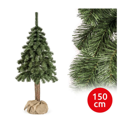 Božično drevo na stojalu NATURAL 150 cm jelka