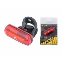 VIT COMP Zadnji treptač sa 15 LED svetala QUICK RELASE crveni