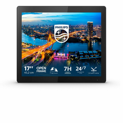 Philips B Line 172B1TFL/00 touch screen monitor 43.2 cm (17) 1280x1024 pixels Multi-touch Black