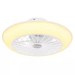 Globo 03632W - LED plafonsko svetlo sa ventilatorom LAFEE LED/18W/230V
