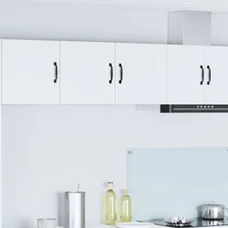 vidaXL Stenska kuhinjska omarica Bela 80 x 31 x 40 cm Konstruiran les