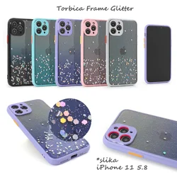 Maska Frame Glitter za iPhone 12 Pro Max 6.7 ljubicasta