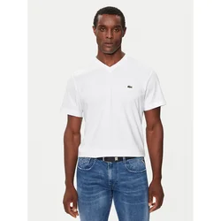 Lacoste Majica TH5077 Bela Regular Fit