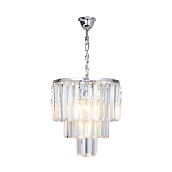 Brilagi - LED kristalni luster na lancu MOZART 4xE14/40W/230V sjajni hrom