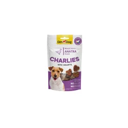 Gimdog Poslastica za pse Charlies Mini Hearts, Pačetina, 70g