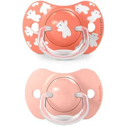 Suavinex Wild & Free Anatomical Silicone 18m+ duda Pink 2 kos