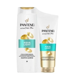 Pantene Set šampon i regenerator za kosu Pro-V Nutri-Plex Aqua Light, 400ml+275ml