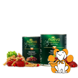 Nuevo Grain Free Venison 800g, Srnetina, Divlja Brusnica i Ulje Šafranike