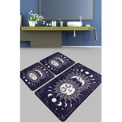 Hanah home Set 3 prostirke za kupatilo Šareni