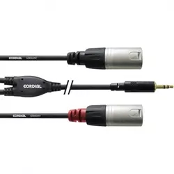 Cordial CORDIAL 3M REAN klinken 3,5MM/2X XLR M