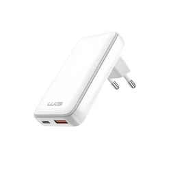 Winner Group - Punjač GaN 1x USB-A + 1x USB-C 30W beli