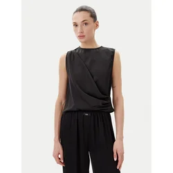 Eleh Bluza ESS250183 Črna Regular Fit