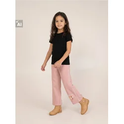 Sinsay - Dres pantalone wide leg sa kontrastnom ivicom - lila