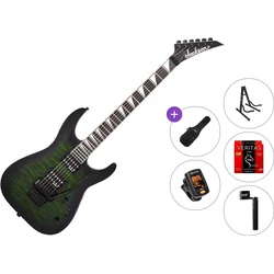 Jackson JS32Q DKA AH Standard SET Transparent Green Burst Električna kitara