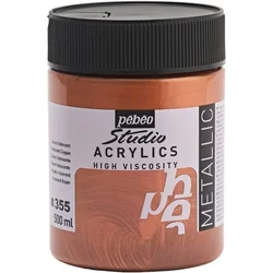 Pébéo Studio Fine Akrilna barva Copper 500 ml 1 kos