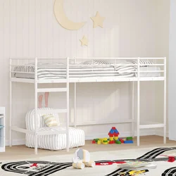 Okvir Krevet za Dječji Loft Bijelo 74,5 x 190 cm Čelik