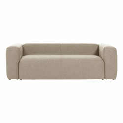 Bež kavč Kave Home Blok, 240 cm