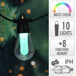 Lampe na lancu 10kom višebojne koopman