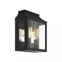 Eglo Soncino spoljna zidna lampa/2, e27, alu gus/crna