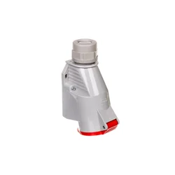 Fiksna izolacijska vtičnica 4P 32A 400V rdeča IP44 2647-126