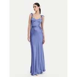 PINKO Večerna obleka 104996 A2GZ Modra Regular Fit