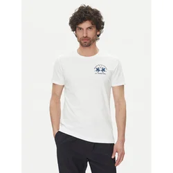 La Martina Majica Vernie MAR009 JS206 Bela Regular Fit