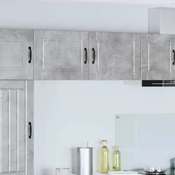 Ormar za Zid PORTO 2 pcs Betonski sivi 50 x 31 x 40 cm