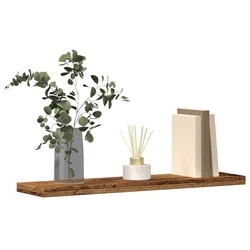 Zidne police 4kom boja staro drvo 40x10x1,5cm konstruirano drvo